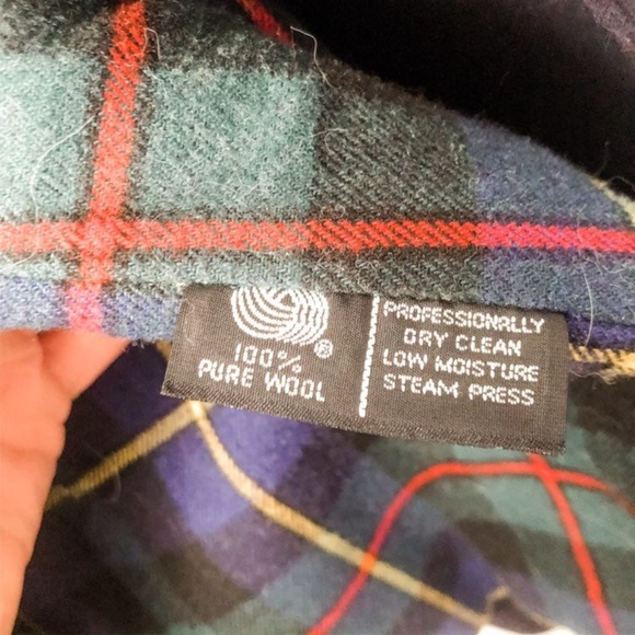 Vintage 100% wool navy peacoat a5* - Picture 8 of 8